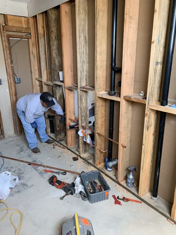 Commercial rough-in plumbing for Gas Line Repair in Panorama Estates